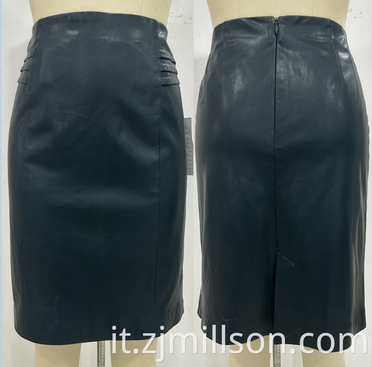 Women S Leather Skirts Png